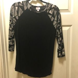 Lularoe Randy (baseball tee) size small